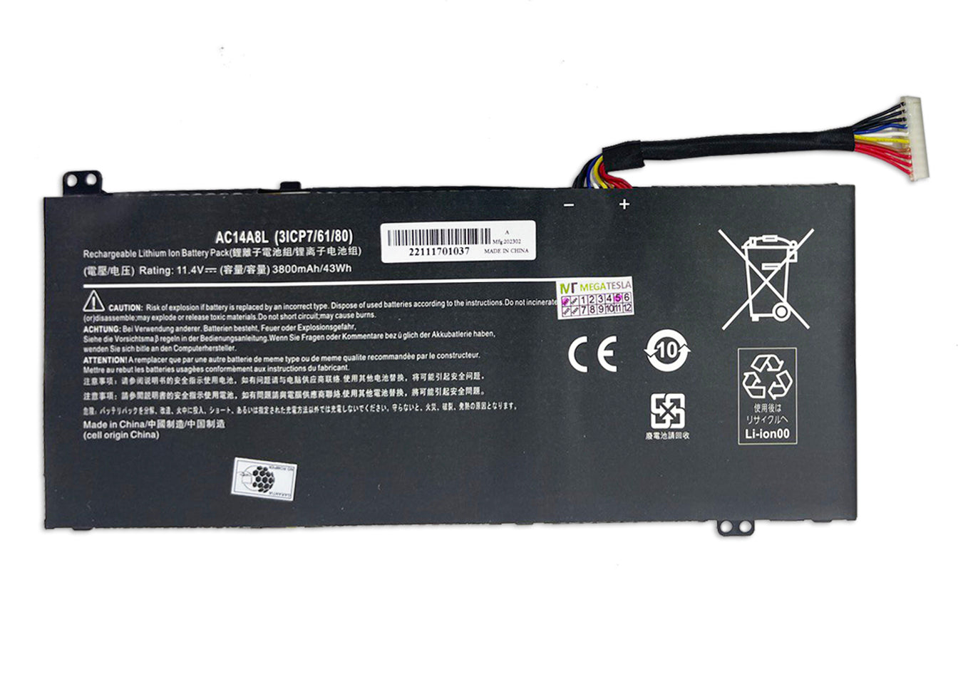Bateria Para Acer Ac14a8l Ac17a8m Acer Spin 3 Sp314-52