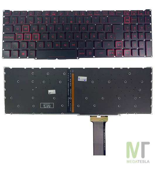 Teclado Acer Nitro 5 AN515-43 / AN515-54 / AN515-55