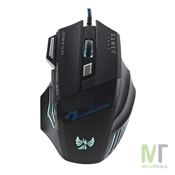 Mouse Gamer TECH GT10 RGB – 7 Botones, 3200 DPI – foto 2