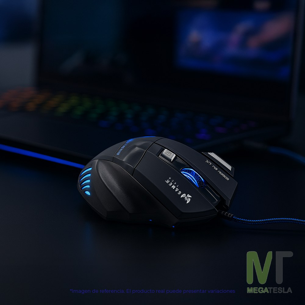 Mouse Gamer TECH GT10 RGB – 7 Botones, 3200 DPI – foto 6