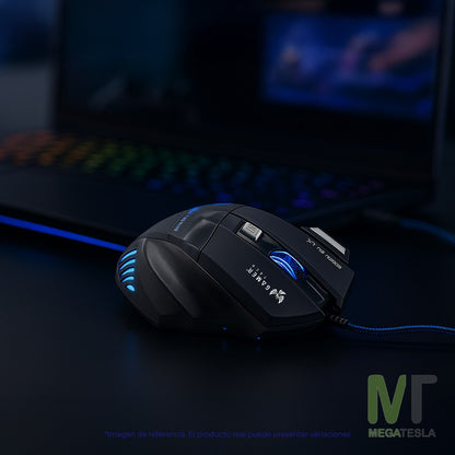 Mouse Gamer TECH GT10 RGB – 7 Botones, 3200 DPI – foto 6