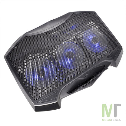 Base Refrigerante Mobile 3 para Portátil – 3 Ventiladores, LED