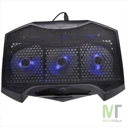 Base Refrigerante Mobile 3 para Portátil – 3 Ventiladores, LED