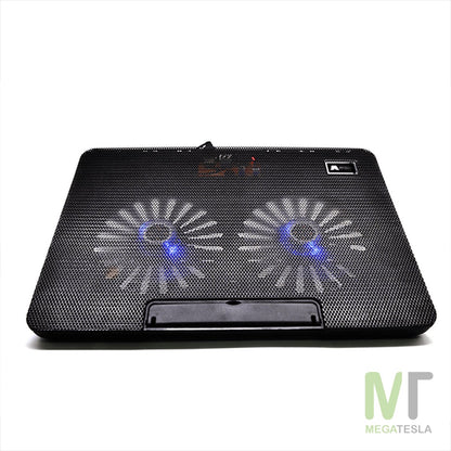 Base Refrigerante Reclinable 2 para Portátil – Doble Ventilador