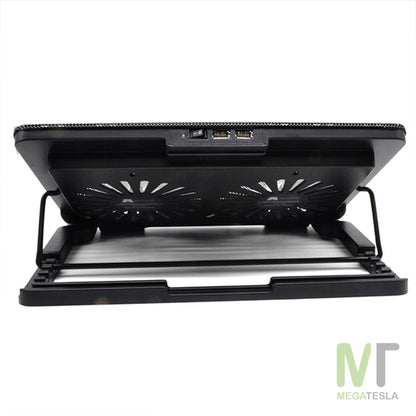 Base Refrigerante Reclinable 2 para Portátil – Doble Ventilador