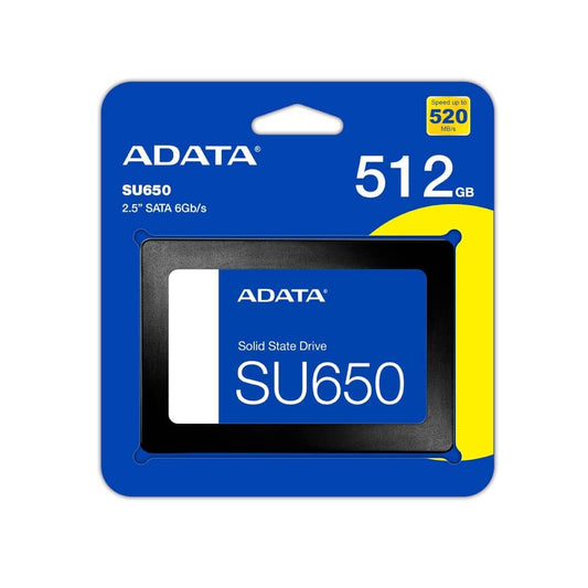 DISCO SOLIDO ADATA SU650 - 512GB - SATA 2.5"