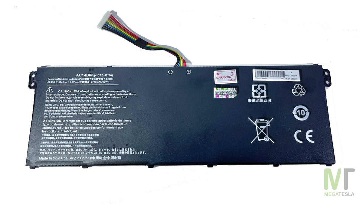 Batería Acer AC14B8K