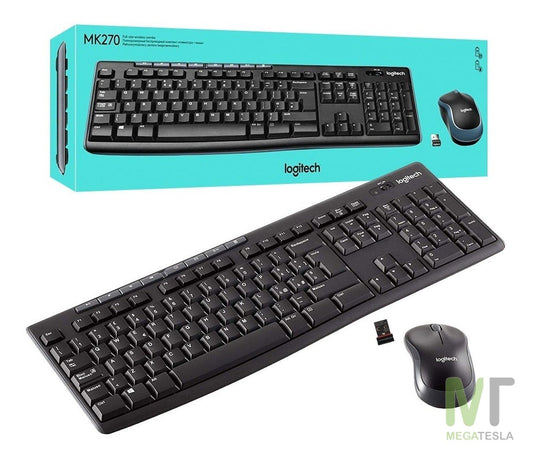 Combo Inalámbrico Teclado y Mouse Logitech MK270 – Español