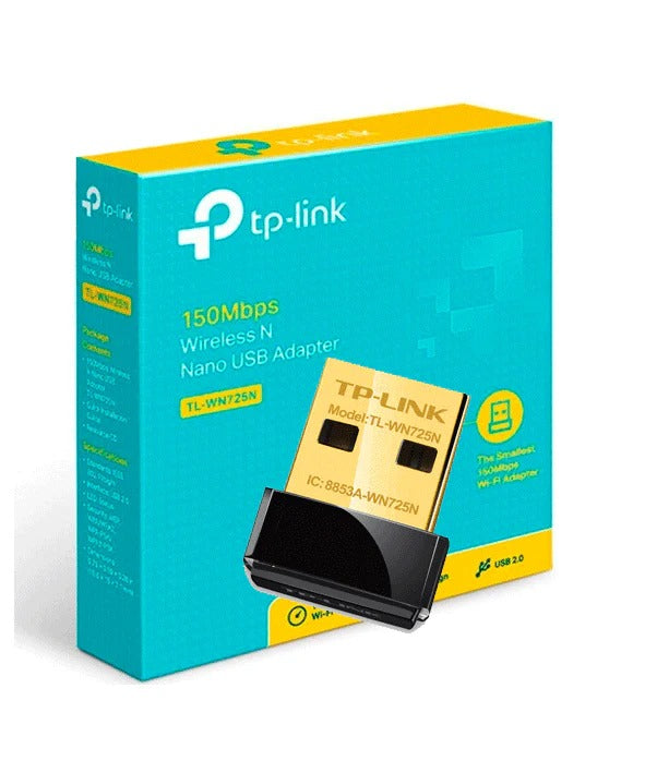 Adaptador Inalámbrico Nano USB 150 Mbps TL-WN725N – TP-Link