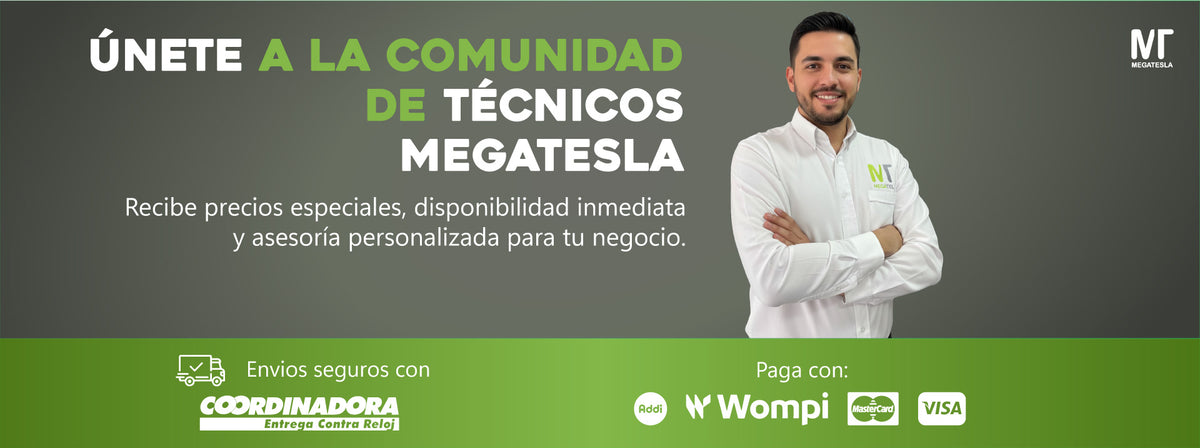 Únete a la comunidad de técnicos Megatesla