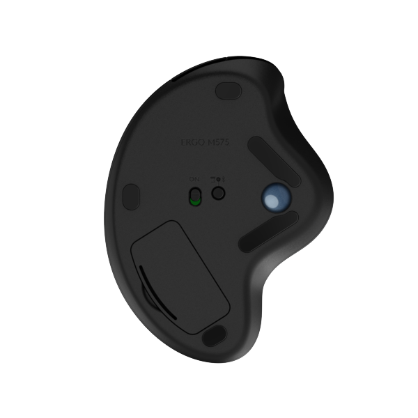 Trackball Inalámbrico Logitech ERGO M575 – Ergonómico – Control con Pulgar – Negro Grafito