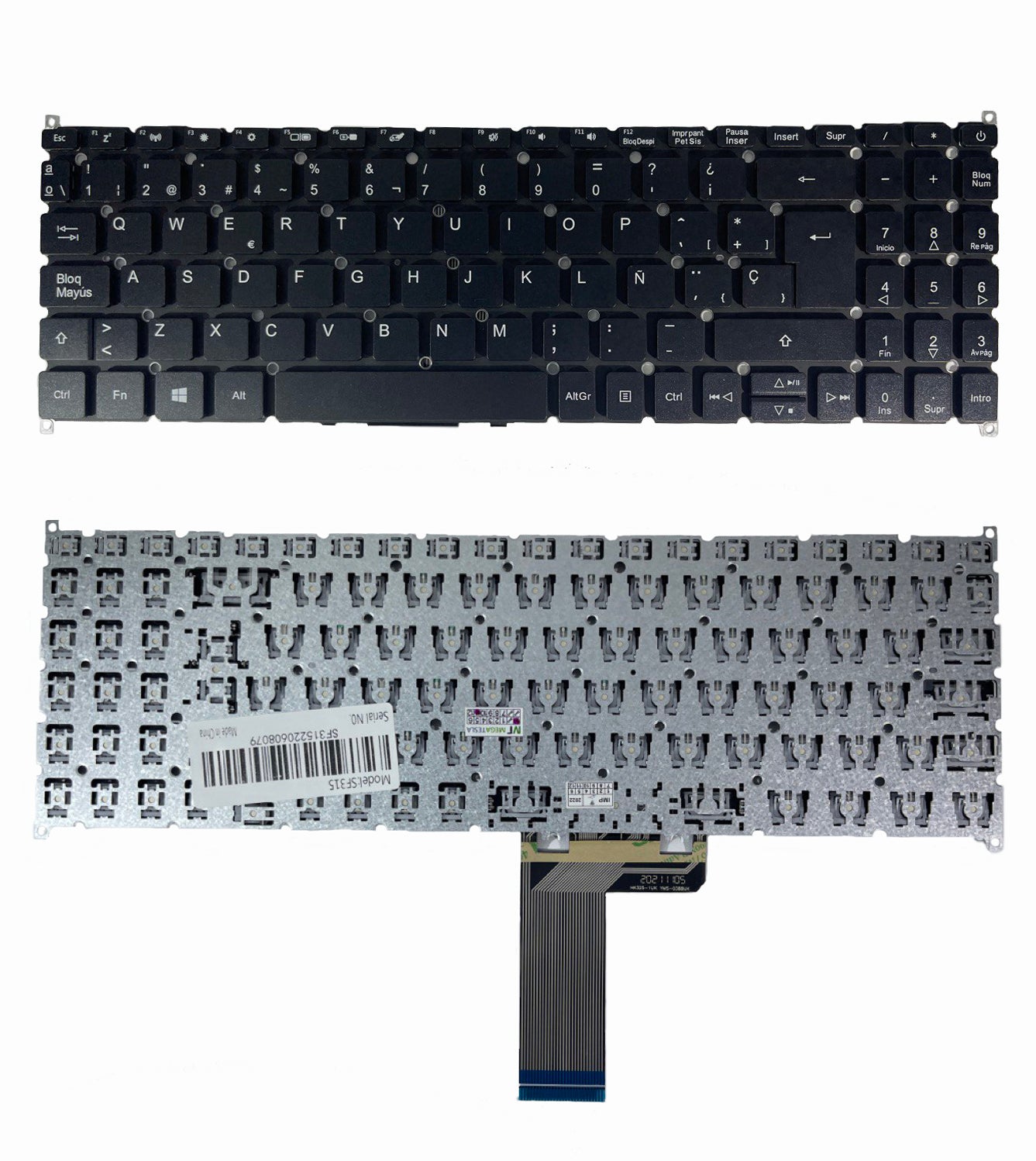 Teclado Acer Sf315-54g N18q13 N19c1 N19h1