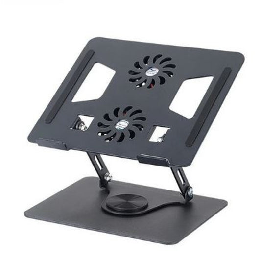 Soporte para Laptop Ajustable con Ventilación YL-906 - Negro