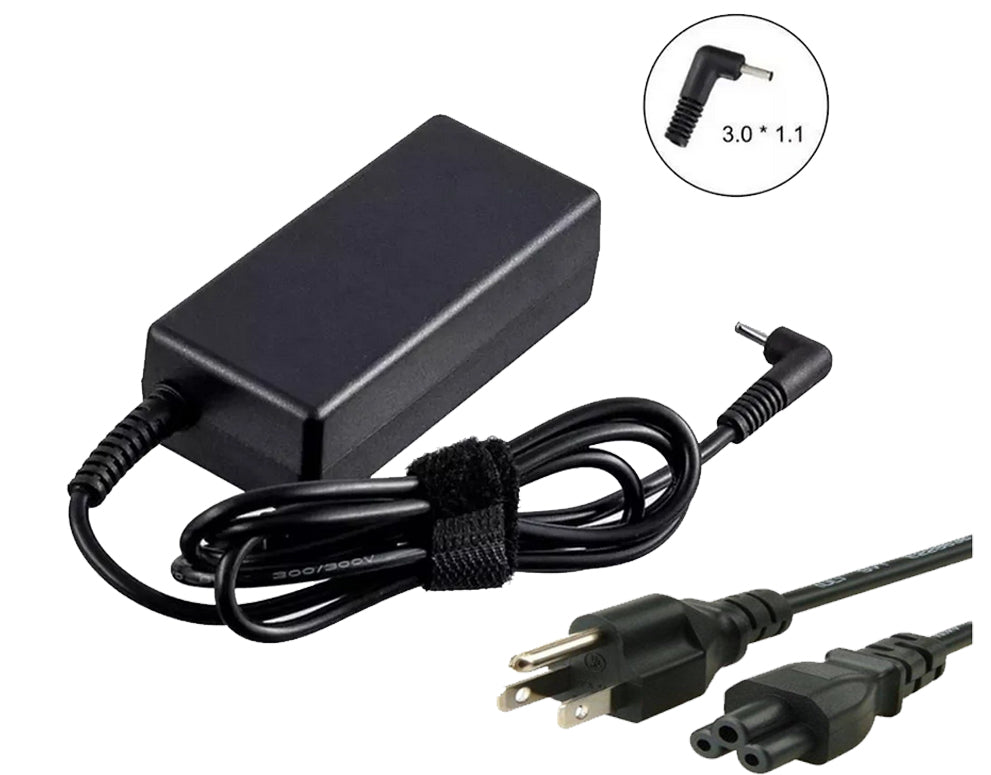Cargador para Portátil Acer 19V 2.37A 45W Punta 3.0x1.1mm Homologado