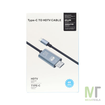 Cable Tipo C a HDMI 4K UHD – 2 metros