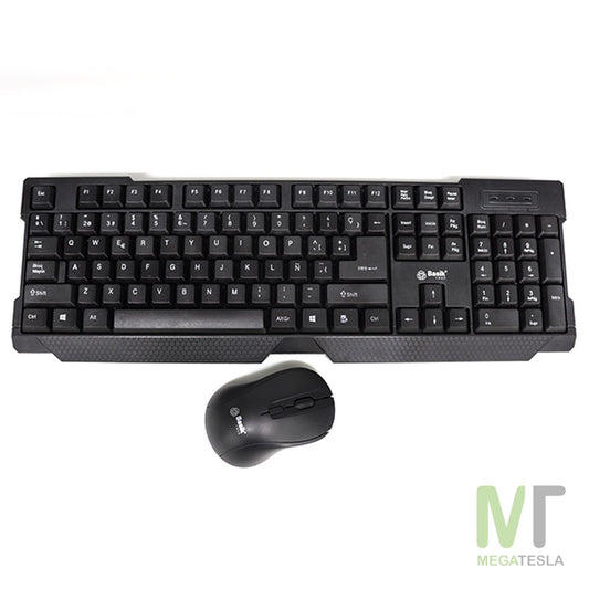 Combo Inalámbrico Teclado y Mouse Basik Tech – 2.4 GHz, Español