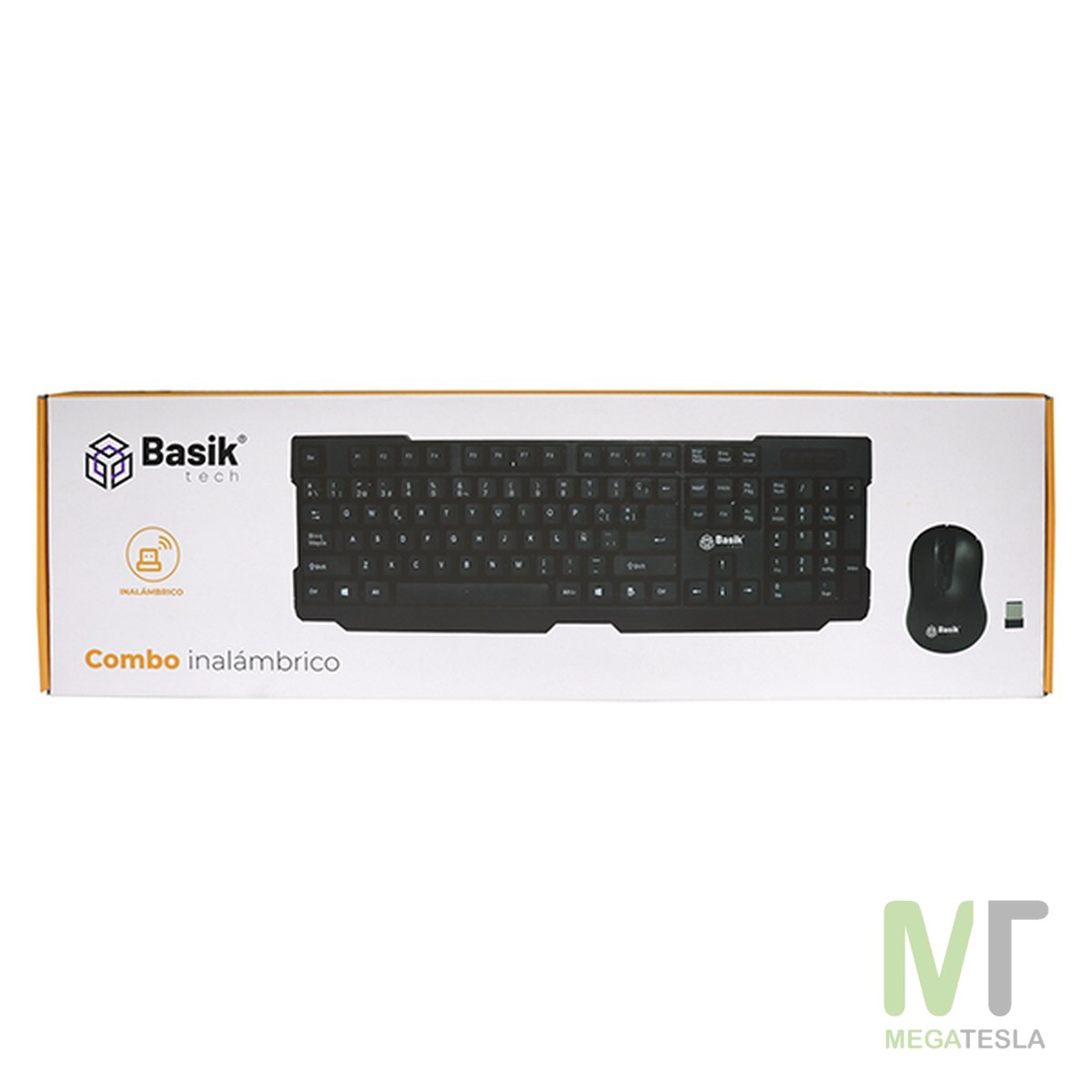 Combo Inalámbrico Teclado y Mouse Basik Tech – 2.4 GHz, Español