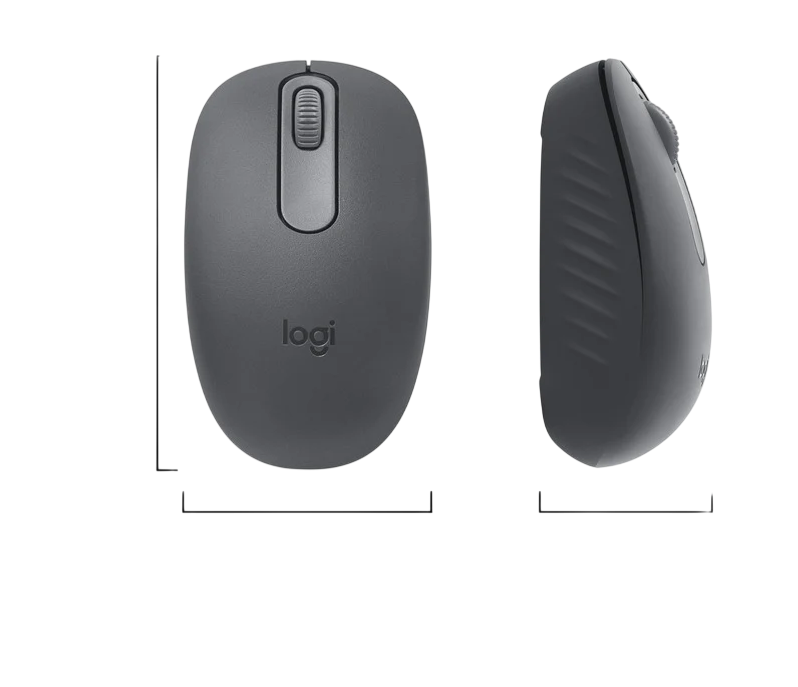 Mouse Inalámbrico Logitech M196 Bluetooth – Óptico 1000 DPI – Grafito