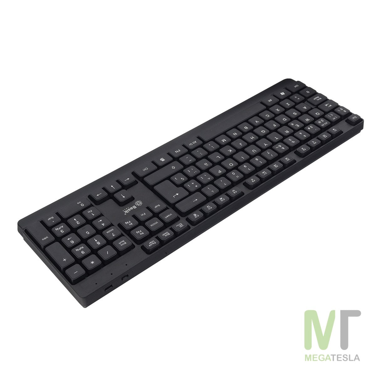 Teclado Inalámbrico Basik BSK-TBT01 – Bluetooth + 2.4 GHz, Recargable